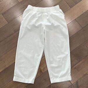 Emily Daniel's Pull On Women White Capri M